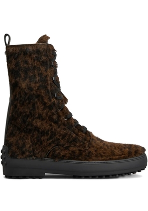Tod's lace-up ankle boots - Brown