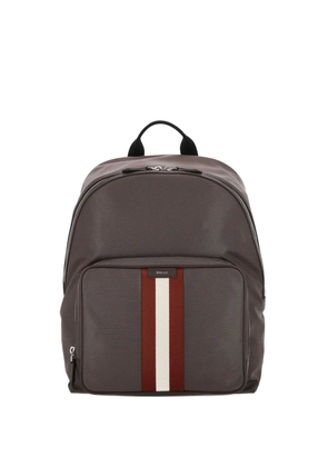 Bally zip striped backpack - Brown