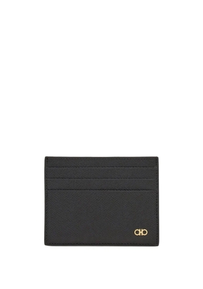 Ferragamo Gancini leather card holder - Black