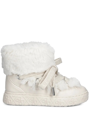GUESS USA Unessa faux-fur tie boots - Neutrals