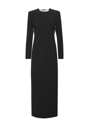 ROTATE BIRGER CHRISTENSEN open-back maxi dress - Black