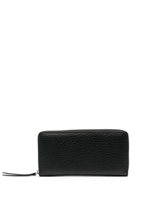 Maison Margiela four-stitch zip-around wallet - Black