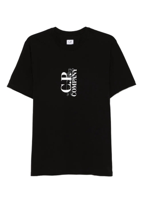 C.P. Company logo-print cotton T-shirt - Black