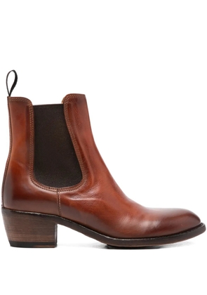 Shoto 45mm pull-tab boots - Brown