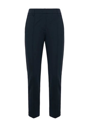 Dorothee Schumacher belt-loops centre-crease trousers - Blue