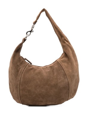 Gimaguas Paula suede shoulder bag - Brown