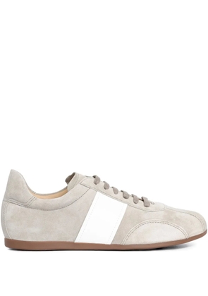 Sarah Chofakian Mochi striped sneakers - Grey