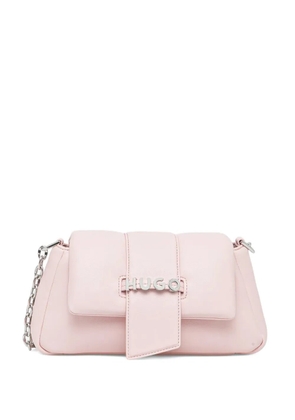 HUGO quilted chain-strap shoulder bag - Pink