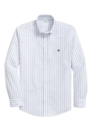 Brooks Brothers plaid button-down shirt - White