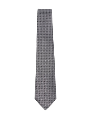 Canali patterned tie - Grey