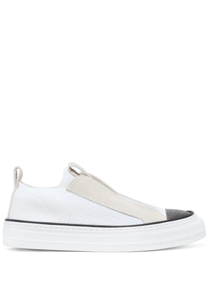 Brunello Cucinelli Monili-embellished sneakers - White