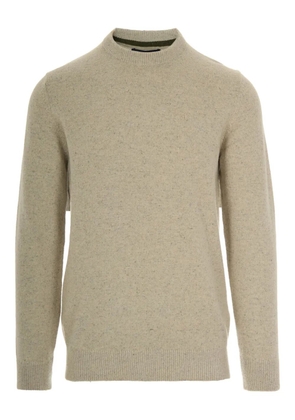 Barbour speckled crew-neck sweater - Neutrals