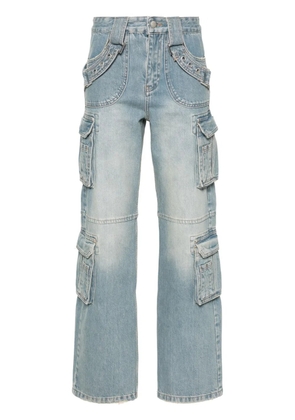 MISBHV Harness low-rise cargo jeans - Blue