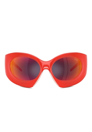 Diesel x Karol G oversized-frame sunglasses - Red