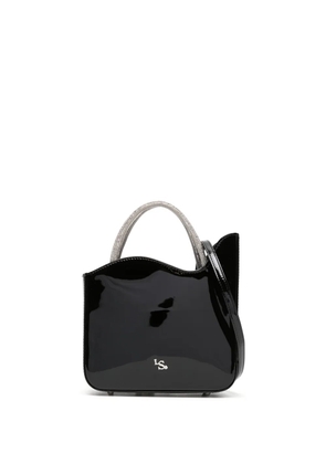 Le Silla Ivy patent-leather shoulder bag - Black