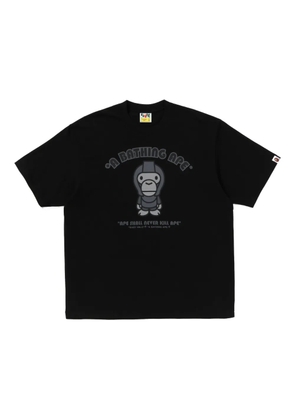A BATHING APE® logo-print T-shirt - Black