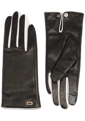 Lancel Gants Femme cashmere gloves - Black
