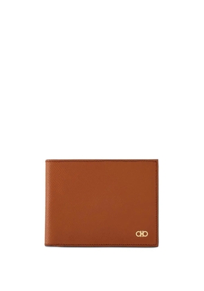 Ferragamo Gancini leather wallet - Brown