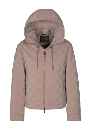 Moorer ARMIDYA-DOS hooded quilted jacket - Neutrals
