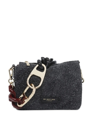 MY BEST BAG logo-detail chain-strap shoulder bag - Black