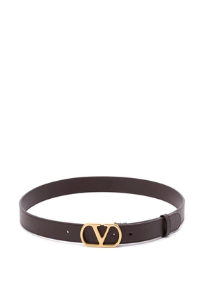 Valentino Garavani VLogo leather belt - Brown