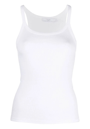IRO spaghetti-straps cotton top - White