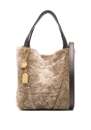 Chloé mini Spin tote bag - Grey