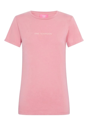 One Teaspoon logo T-shirt - Pink
