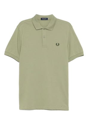 Fred Perry logo-embroidered polo shirt - Green