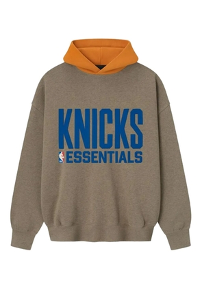 FEAR OF GOD ESSENTIALS graphic hooded sweatshirt - Neutrals