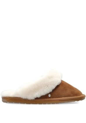 EMU AUSTRALIA Jolie fur trim slippers - Brown