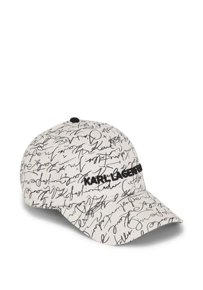 Karl Lagerfeld K/Essential cap - White