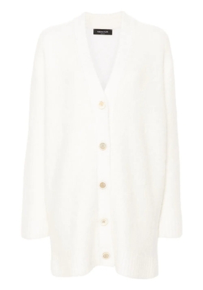 Fabiana Filippi V-neck brushed cardigan - Neutrals