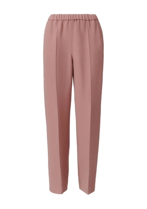 Fabiana Filippi elastic-waist straight trousers - Pink