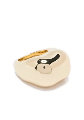 Ryenn's Eyes sculpted ring - Yellow