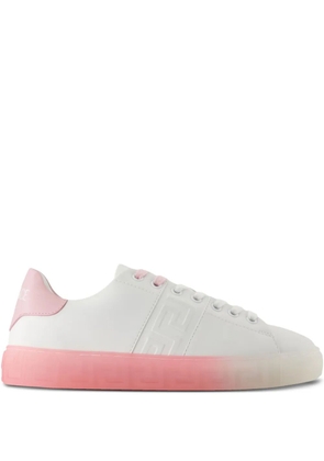 Versace embossed-logo gradient sole sneakers - White