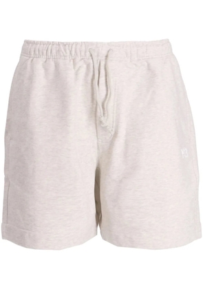 Y-3 drawstring jersey shorts - Grey