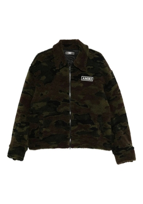 AMIRI zip-up bomber jacket - Green