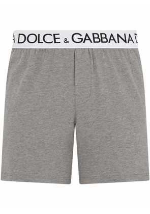Dolce & Gabbana logo-waistband boxer shorts - Grey