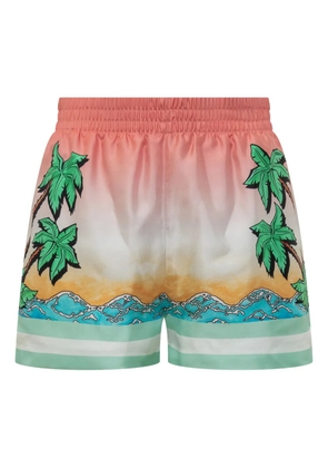 Casablanca Tennis Club shorts - Pink