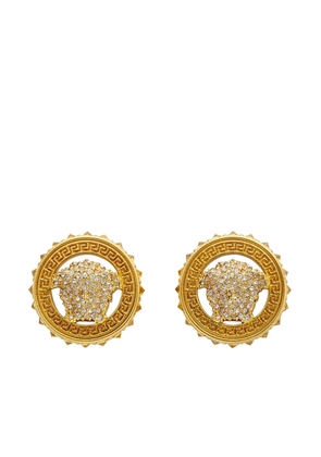 Versace Medusa '95 crystal stud earrings - Gold