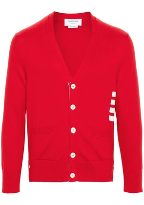Thom Browne 4-Bar cotton cardigan - Red