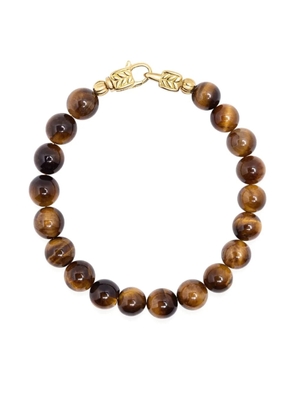 Nialaya Jewelry Healing tiger eye beaded bracelet - Brown