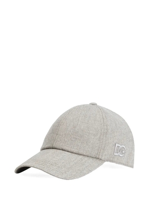 Dolce & Gabbana logo-patch baseball cap - Grey