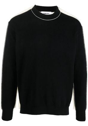 AMBUSH colour-block crew-neck jumper - Black