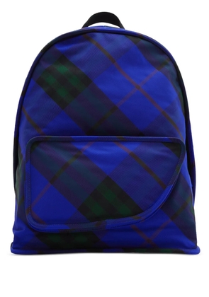 Burberry Shield Burberry Check-print backpack - Blue