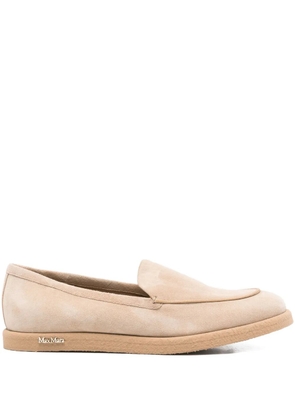 Max Mara suede loafers - Brown