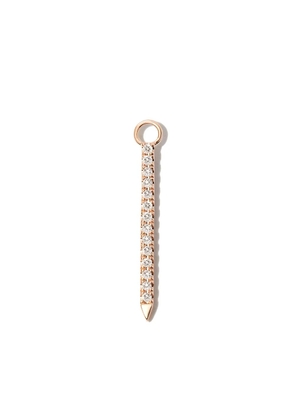 MARIA TASH 18kt rose gold Eternity Bar diamond charm - Pink
