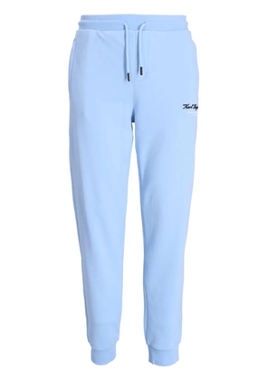 Karl Lagerfeld logo-embroidered track pants - Blue