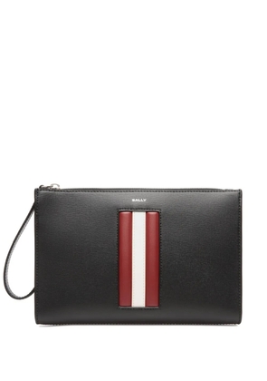 Bally panel-detail leather clutch bag - Black